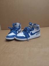 New Jordan 1 High OG True Blue Unisex Youth Toddler Boy Girl Blue Gray Size 1y