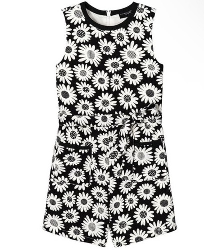 Victoria Beckham @ Target Black White Playsuit Belted Short Romper Pocket XL - Picture 5 of 7
