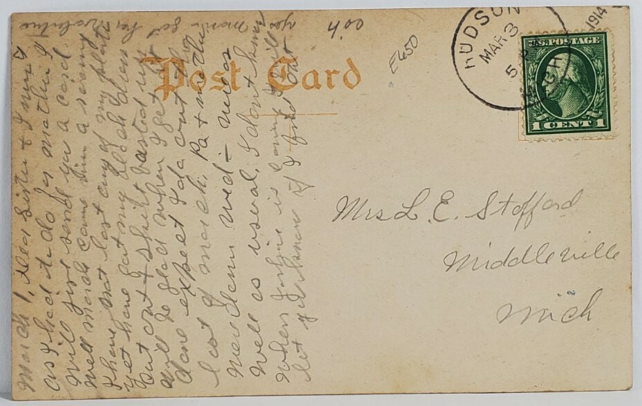 adrian-michigan-new-high-school-1914-to-middleville-mi-postcard-t14-ebay