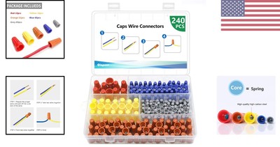 Wire Connectors Assortment 3500 PCS Wire Connector Assortment - Color ...
