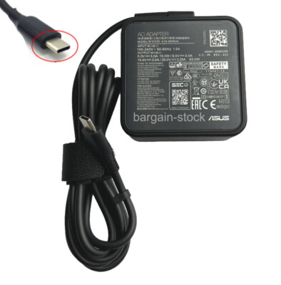 65W USB Type-C AC Adapter Charger For ASUS Zenbook Duo UX8406 UX8406MA PowerCord