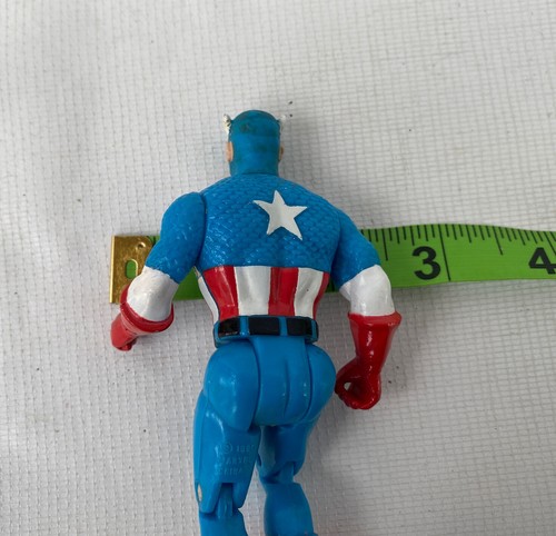 CAPTAIN AMERICA Vintage 1990 Marvel Action Figure ToyBiz - Photo 9/9