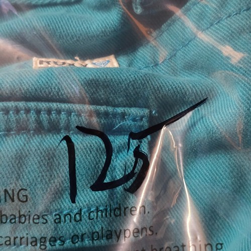 Roxy Women's Turquoise Stretch Denim Skirt Size 11 Casual Pre-Owned - Picture 9 of 9