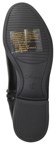 Forever lässige halbhohe Damenstiefel seitlicher Reißverschluss versteckter Gummizug GENTLE-61 schwarz - Bild 4 von 4