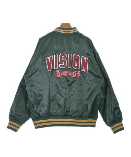 VISION STREET WEAR Varsity Jackets Green M 2200545894012 - Picture 4 of 9