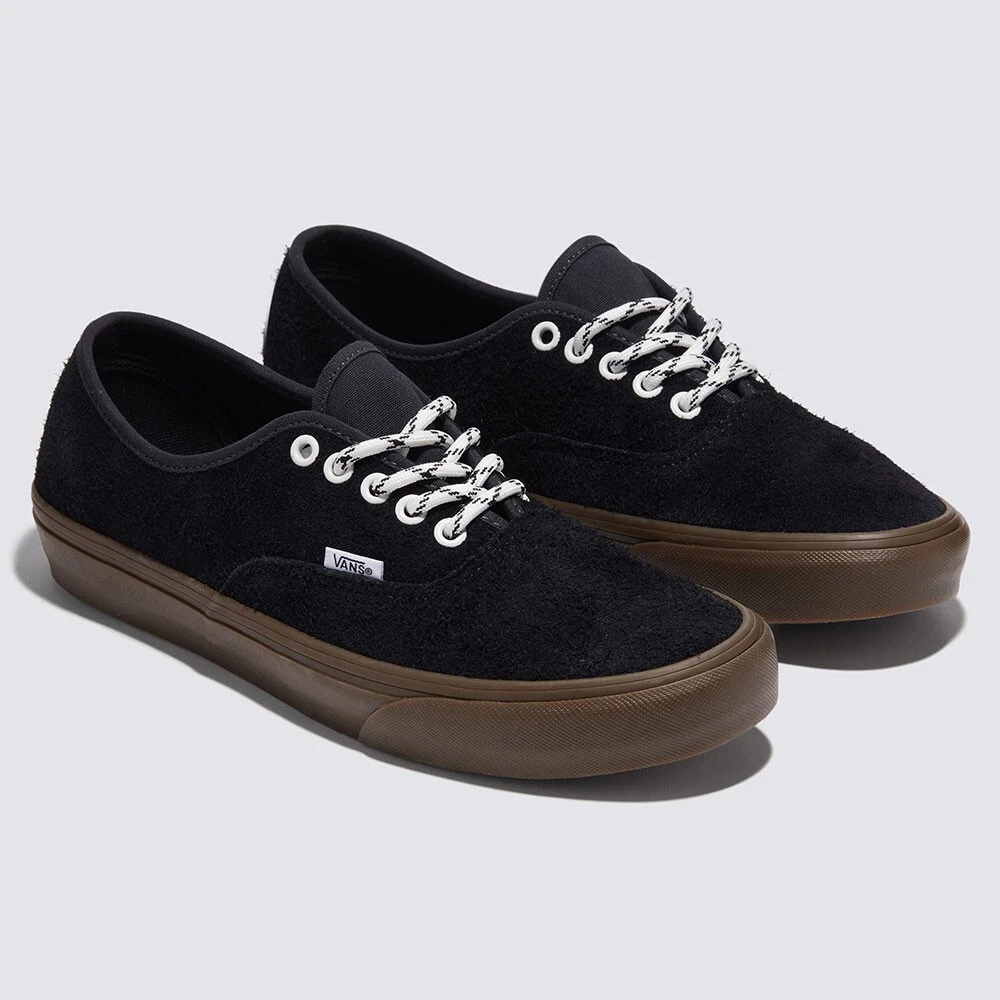 Vans Authentic Hairy Suede - Phantom Black Gum for sale | eBay
