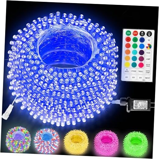200 LED Color Changing Christmas Lights with 18 Colors Connectable String Lights