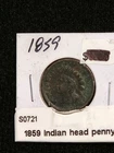 1859 INDIAN HEAD PENNY