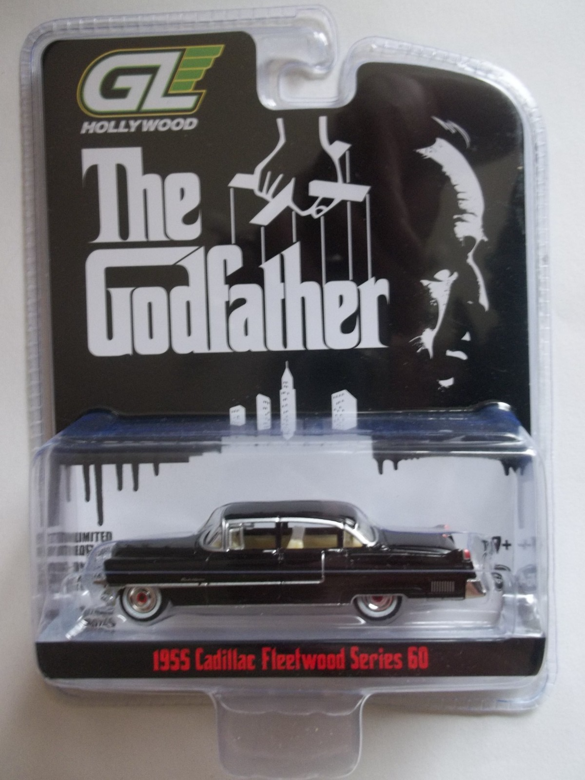 Greenlight 44740-B - The Godfather 1955 Cadillac Fleetwood - 1/64 Scale - NEW