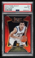 2014 Panini Select Concourse Red Prizm 76/149 Zach LaVine #84 PSA 10 GEM MT d3i
