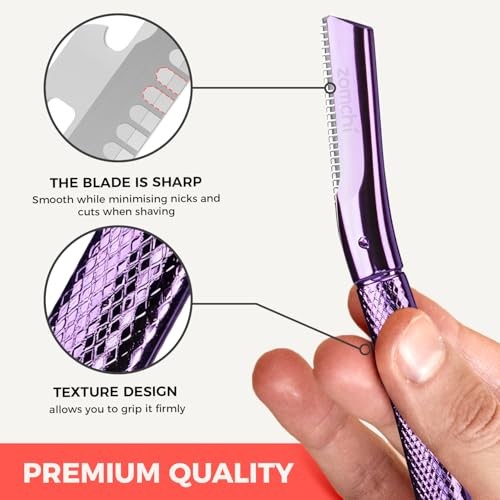 Eyebrow Razor, Face Razors for Women&Men, Eyebrow Trimmer Shaper with ...