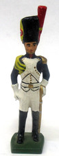 IMPERIAL GUARD OFFICER Grenadiers A'Cheval Napoleonic unknown make lead soldier