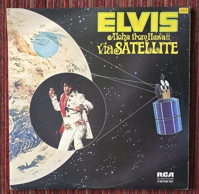ELVIS PRESLEY - ALOHA FROM HAWAII VIA SATELLITE UK 2-LP SET, GATEFOLD SLEEVE