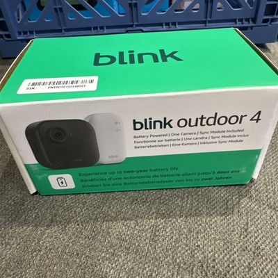 Blink Outdoor 4 HD Überwachungskamerasystem mit SYNC-Modul - Brandneu 