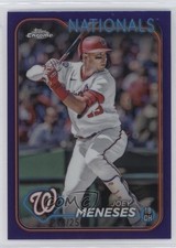 2024 Topps Chrome Purple Refractor /250 Joey Meneses #242 rq1