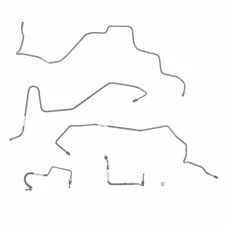 Fits 98-01 Ford Ranger Front Brake Line Kit 4WD AWABS Stainless Steel TKT9842SS