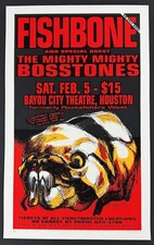 Fishbone POSTER Mighty Bosstones 1994 Silkscreen Derek Hess Signed Numbered