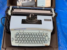 Vintage Blue Coronet Super 12 ‘’Coronamatic’’ Electric Typewriter Smith Corona thumbnail