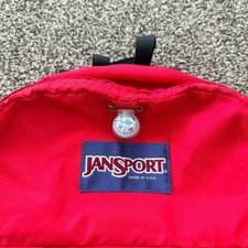 Rare Vintage Jansport Mini Backpack Bag Red Y2K 90’s Lightweight Made in USA