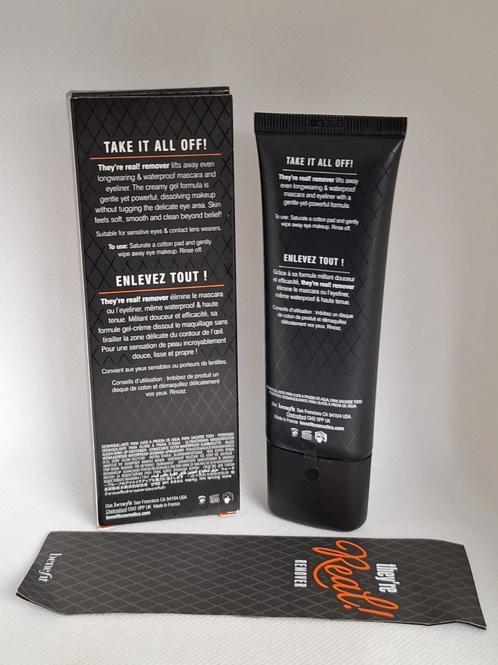 Benefit They're Real Waterproof Eye Makeup Remover 50ml BNIB Sealed Genuine X1 - Image 2 of 4