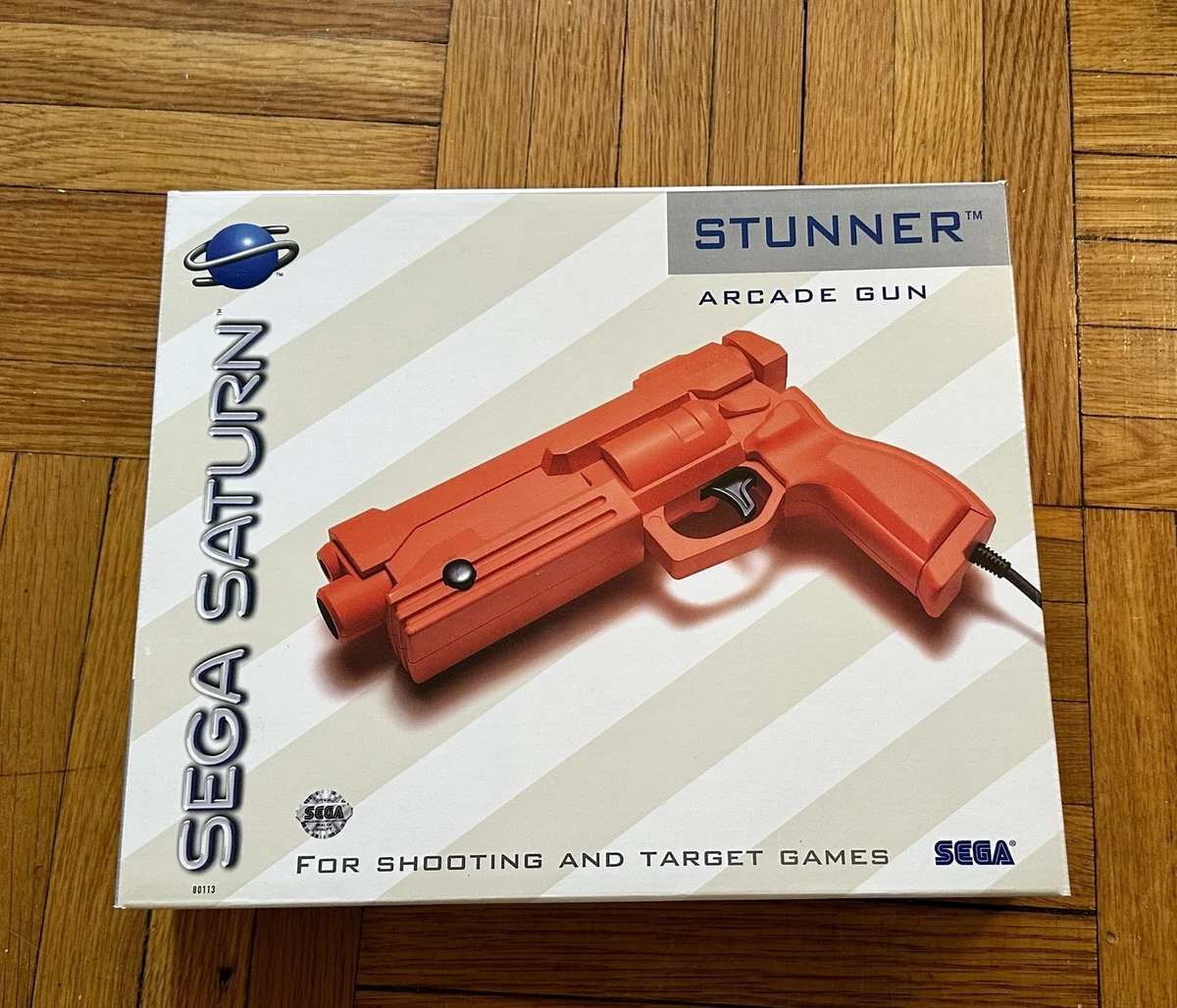 Manette Pistolet SEGA Saturn Virtua (HSS-0122) - Noire - Occasion Testée - Modèle Japon
