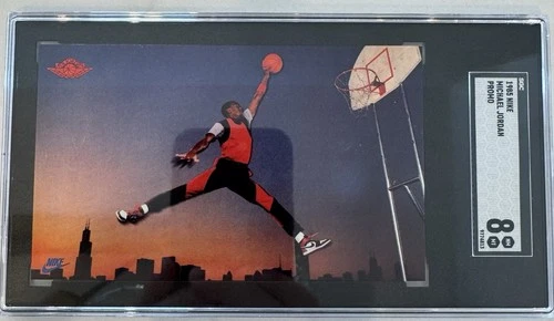 1985 NIKE AIR JORDAN PROMO MICHAEL JORDAN SGC 8, ROOKIE CARD  🐐