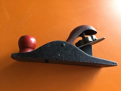 Vintage Red And Black Hand Plane Made In USA 