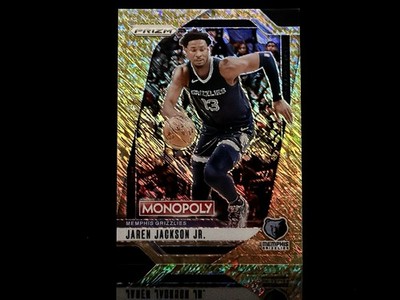 2024-25 Panini Prizm Monopoly - Jaren Jackson Jr. #23 Millionaire Gold Shim /500