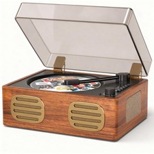 CD Player Portable, Rechargeable Bluetooth CD Players with Speakers, AUX-in, ...