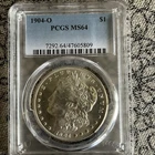 Morgan Silver Dollar 1904-O PCGS MS64 Grade