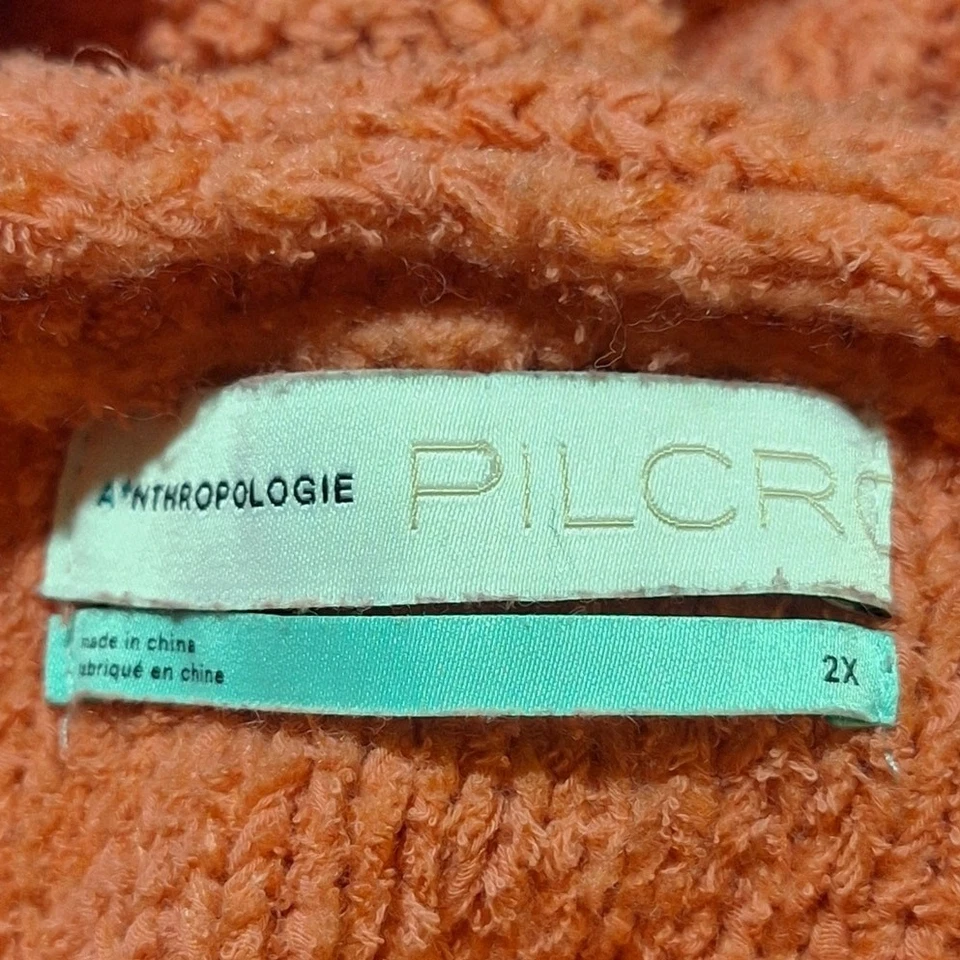 Pilcro by Anthropologie Sweater Womens Size 2X Classic Cozycore Basic Loungewear - Image 2 of 4