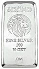 10 oz Silver Bar 999 Standard -The King -Adamo Metals