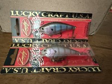 Lot Of 2 Lucky Craft Fat Bds2 2 Drs Big Daddy Strike Ghost Blue Gill Rare