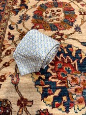 Brooks Brothers Silk Tie Light Blue Yellow Geometric Made in USA