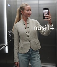 ZARA NEW WOMAN RUSTIC BUTTONED BLAZER JACKET GREY GREEN XS-XXL 2010/716/916