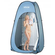 VEVOR Pop up Shower Tent,Instant Portable Privacy Tent Changing Room w/Hanging B