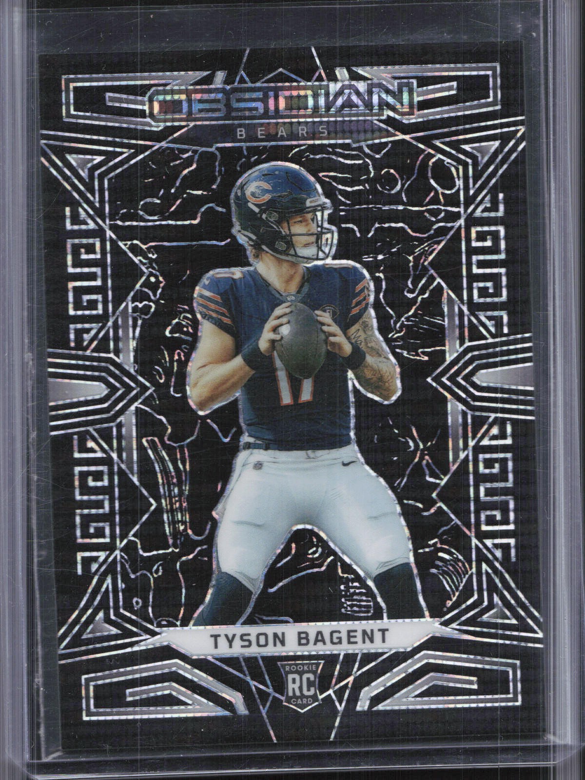 2023 Panini Obsidian #154 Tyson Bagent Asia Rookie Bears RC
