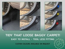 MGF & MG TF Carpet tidy for loose / baggy carpets - Easy fitting - Colours