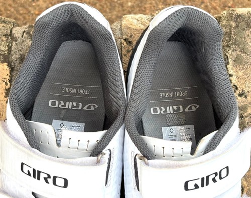 Scarpe da ciclismo motociclista GIRO donna stilo con cinturino bianco taglia US 9 EU 41 - Foto 9 di 10