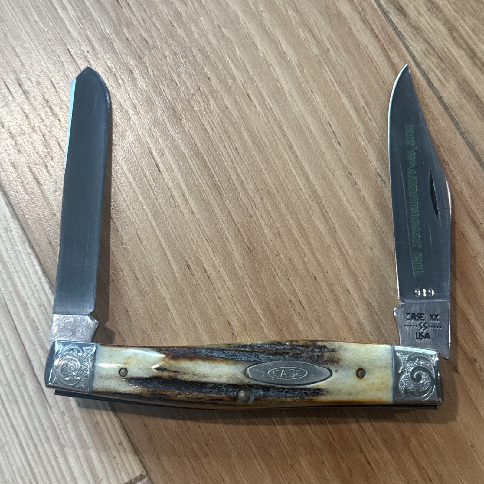 Case 5275 1980 Scrolled Moose Knife