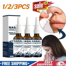 1-3X Iodine Nasal Spray Nasal Iodine Nasal Cleanse Refresh Your Nasal Passage