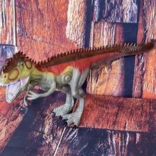 Dinosaur T-Rex Push Button Roaring Action Figure Electronic Sounds Savage Boley