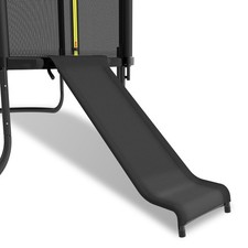 Trampoline Slide, 10FT 12FT 14FT 15FT 16FT Trampoline Universal Outdoor Slide...