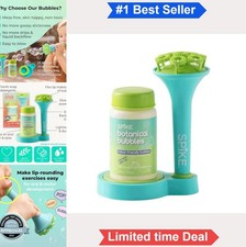Mess Free Bubble Blower for Kids Botanical Solution Tray Indoor Outdoor Speech