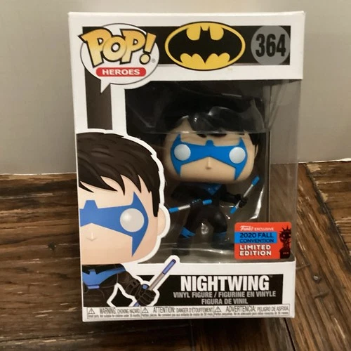 Funko Pop! Heroes DC Comics Batman #364 NIGHTWING Vinyl Figure (NYCC) (Vaulted)