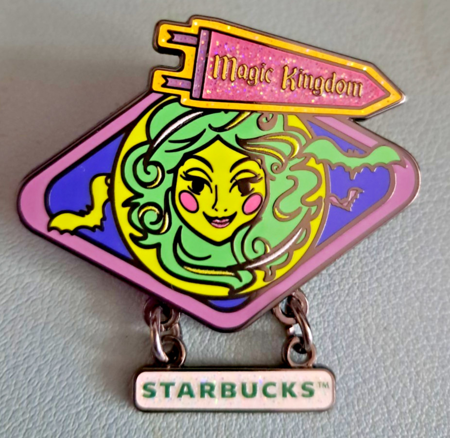 2026 Disney Parks Magic Kingdom Starbucks Mystery Pin Haunted Mansion Leota ONLY
