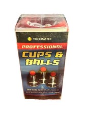 Professional Cups And Balls Aluminum- Trickmaster- Magic Trick Classic-three Cup