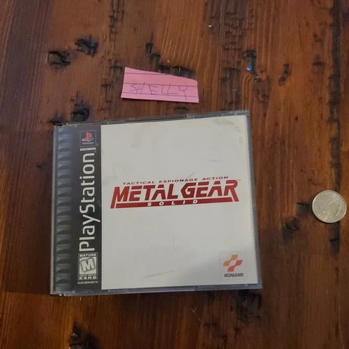 PlayStation PS1 - Metal Gear Solid Tactical Espionage Action (1998)