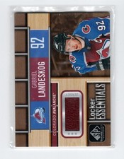 2018-19 SP Game Used Locker Essentials #LEGL Gabriel Landeskog B
