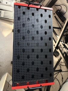 Temple Audio Trio Pedalboard โ Modular Guitar Pedal Board โ Red Rails